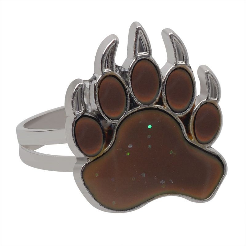 Unisex Metal Mood Feeling Tracker Ring for Men Novelty Jewelry for Gift Party