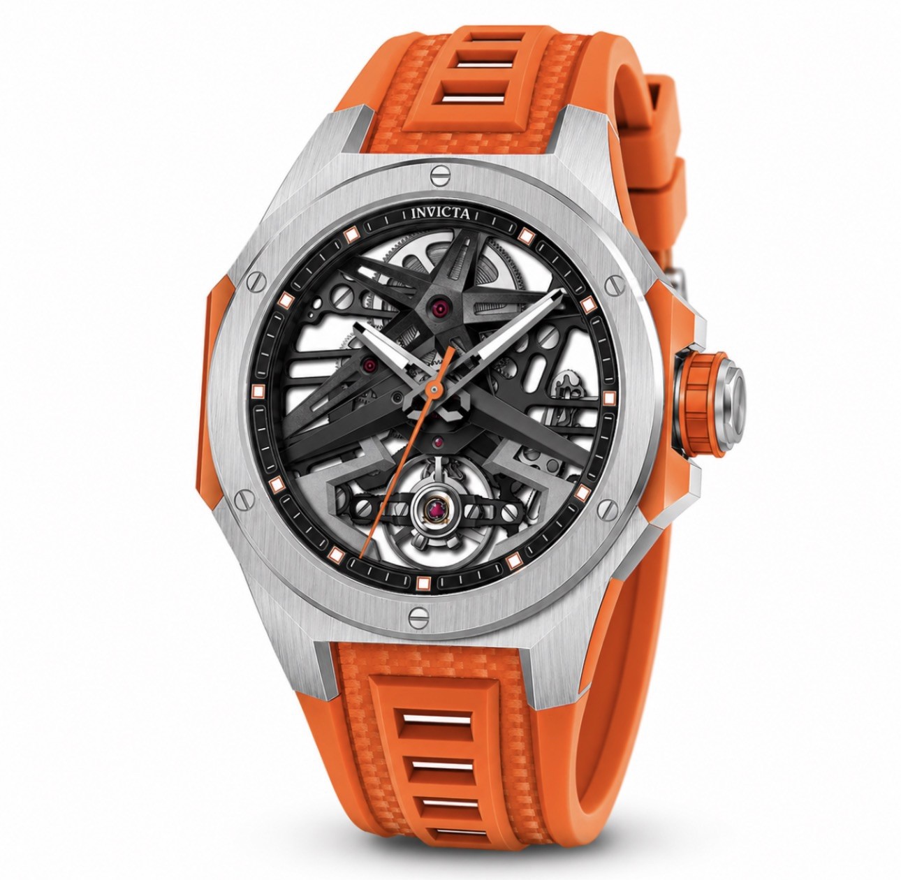 🔥Invicta Celestial Adamastre 43mm AUTOMATIC Mens Watch w/Carbon Fiber Box 69541