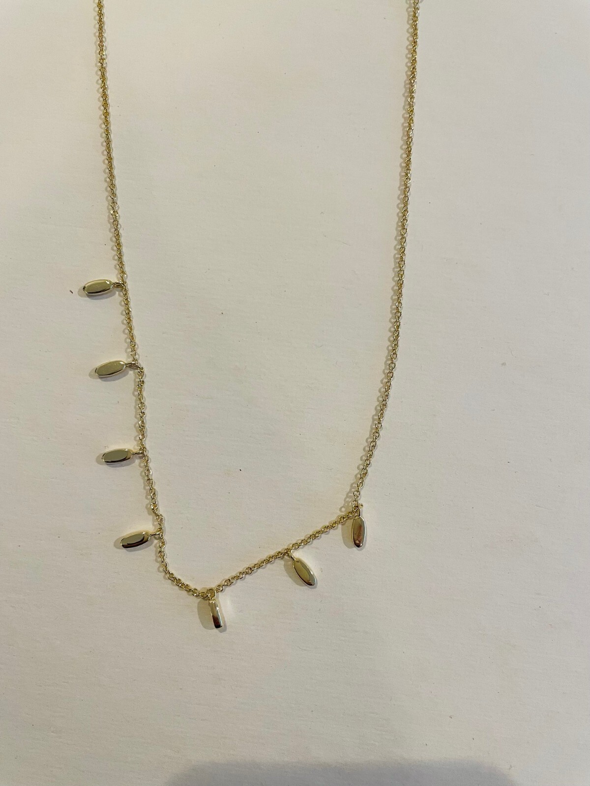 Kendra Scott Jaimee 14k Gold over Brass Delicate Dangle Charm Strand Necklace