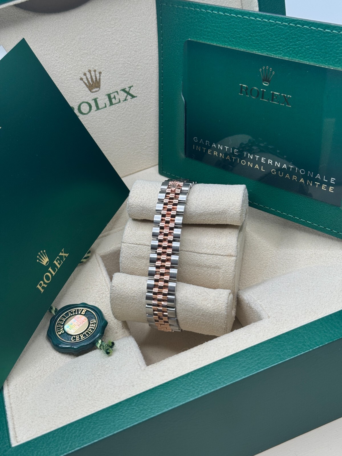 Rolex Lady-Datejust NEW 2023 Mother of Pearl Diamond Dial Diamond Bezel Two Tone