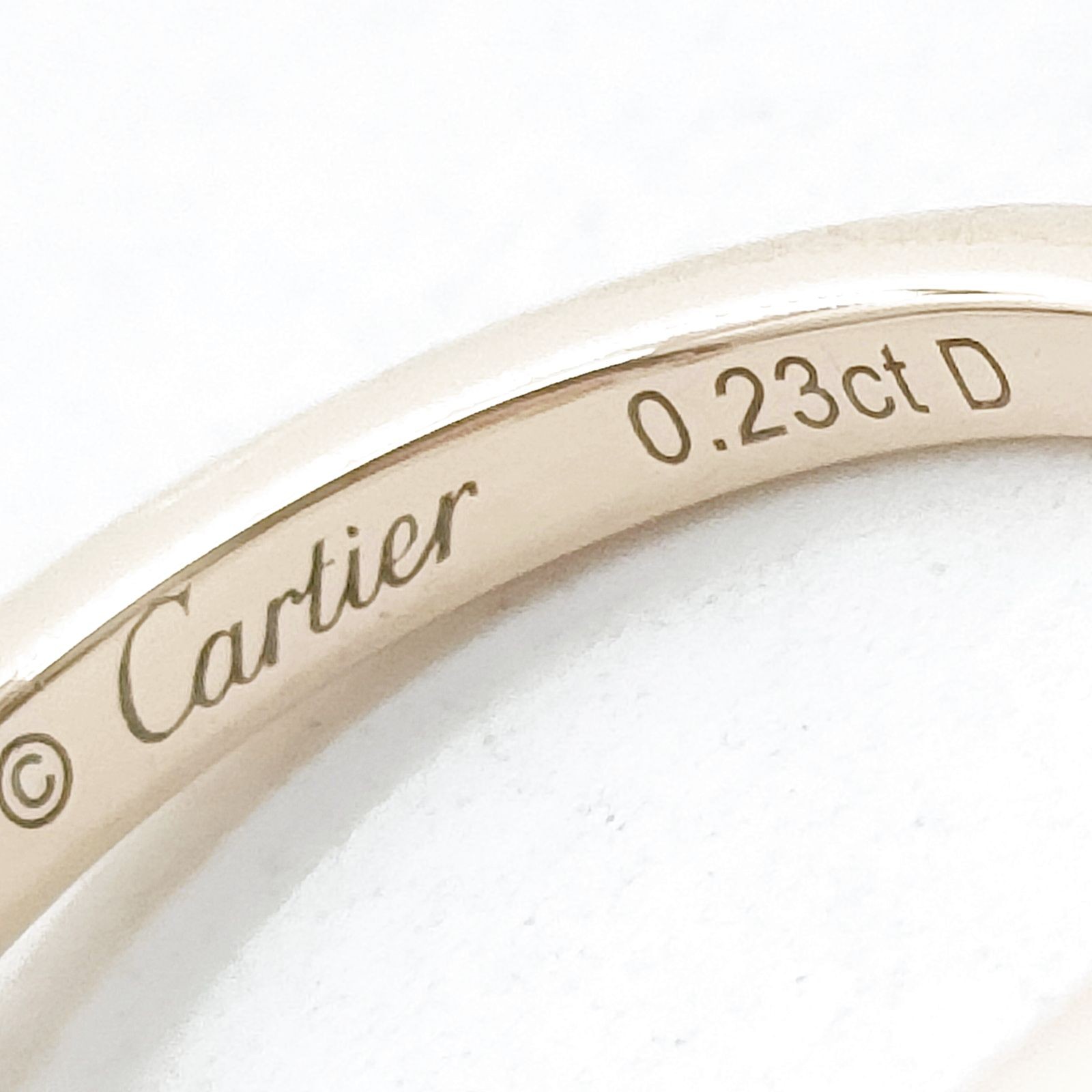 Cartier Ring Ballerina Solitaire Natural Diamond 0.23ct Gold 2343716