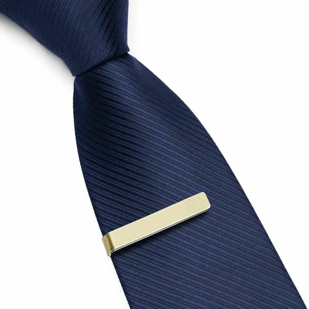 Gentleman Mens Metal Simple Necktie Tie Bar Clasp Clip Clamp Pin Party Wedding