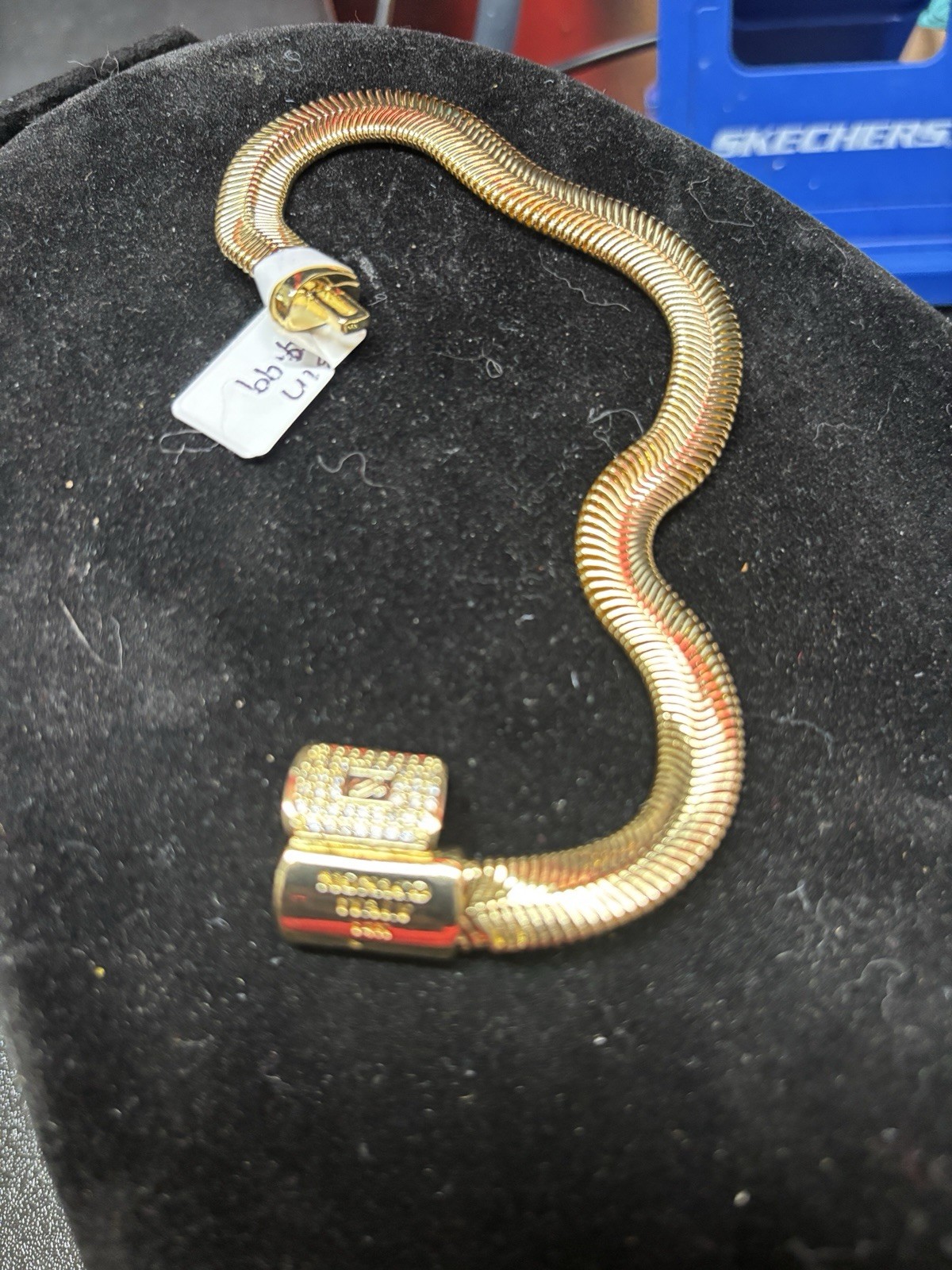 1/20 14k gf gold filled Stamp Monaco Snake bracelet
