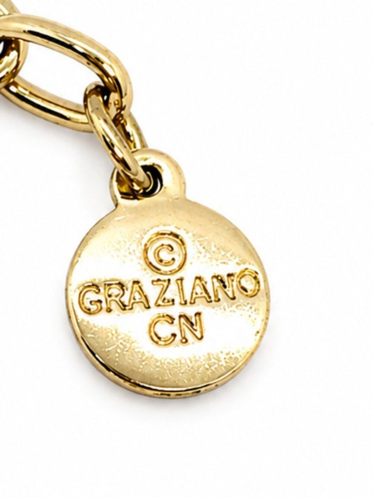 RJ GRAZIANO NECKLACE Large Faux Pearl Torque Collar Gold Tone Statement