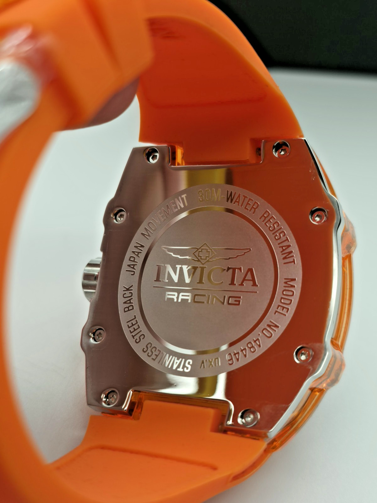 Invicta Men’s Wristwatch (NEW) #48446 – Invicta Racing Cyclone 48.5mm, Orange
