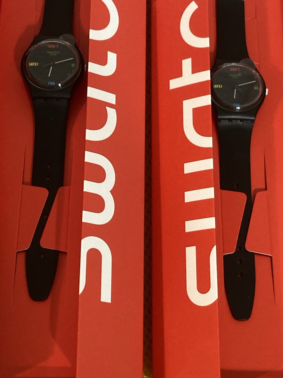 Swatch Watch Don’t Be Too Late “Back To 1984” Reloaded Collection NEW Lot of 2!