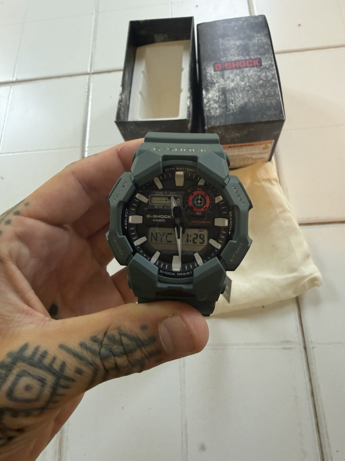 Men’s 10 Year Battery G-Shock GA010-2A
