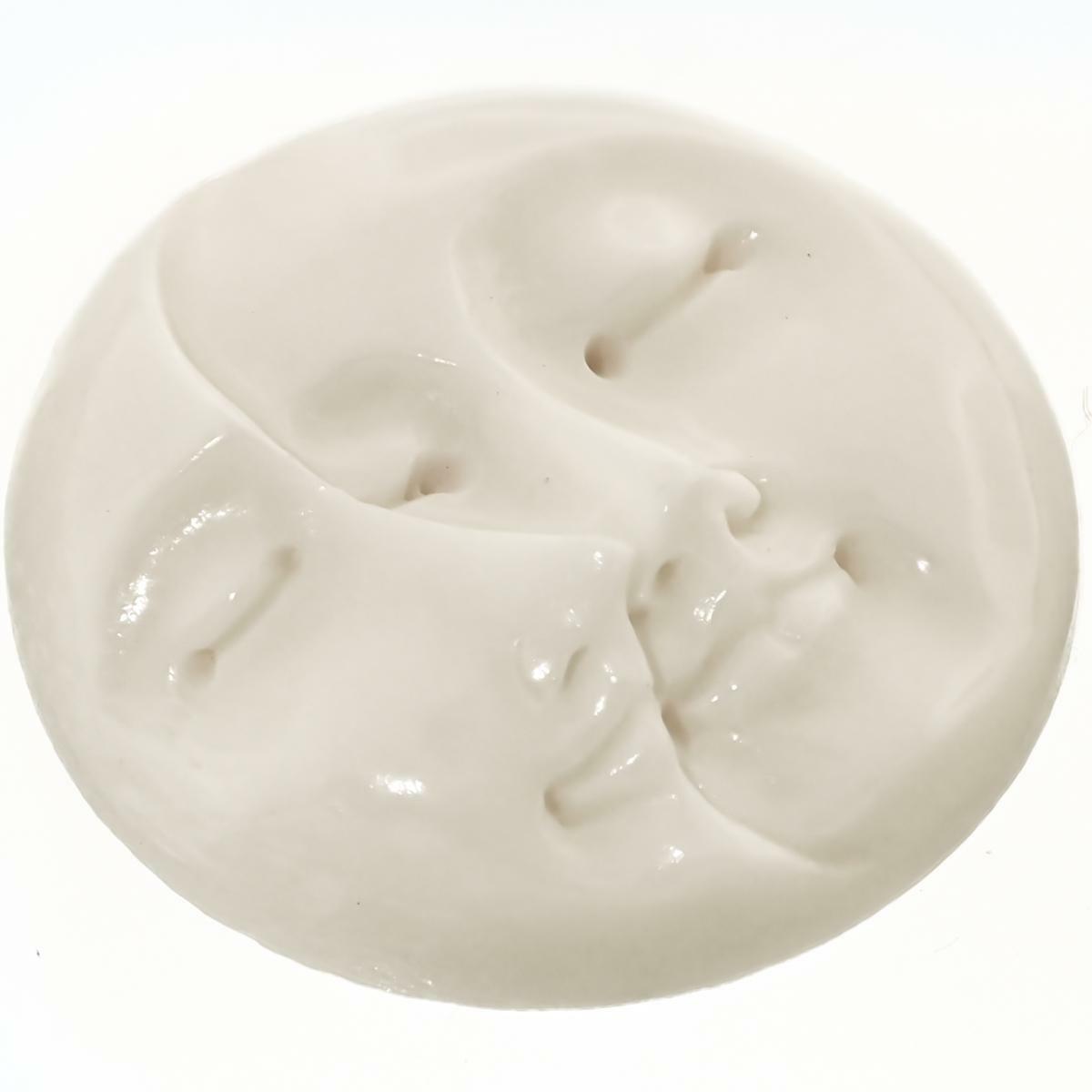 1″ 25mm 1-5-10Pcs Lot Closed Eye Crescent Moon Sun Duo Bison Bone Bead Cabochon