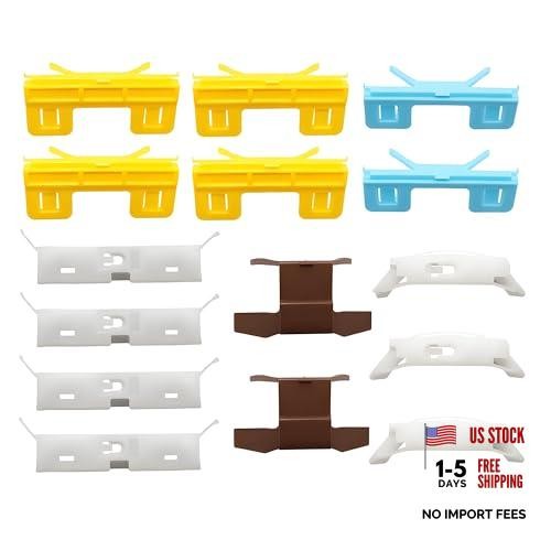 15 Pcs Windshield Roof Molding Clips Side Repair Set fit for H-onda Accord