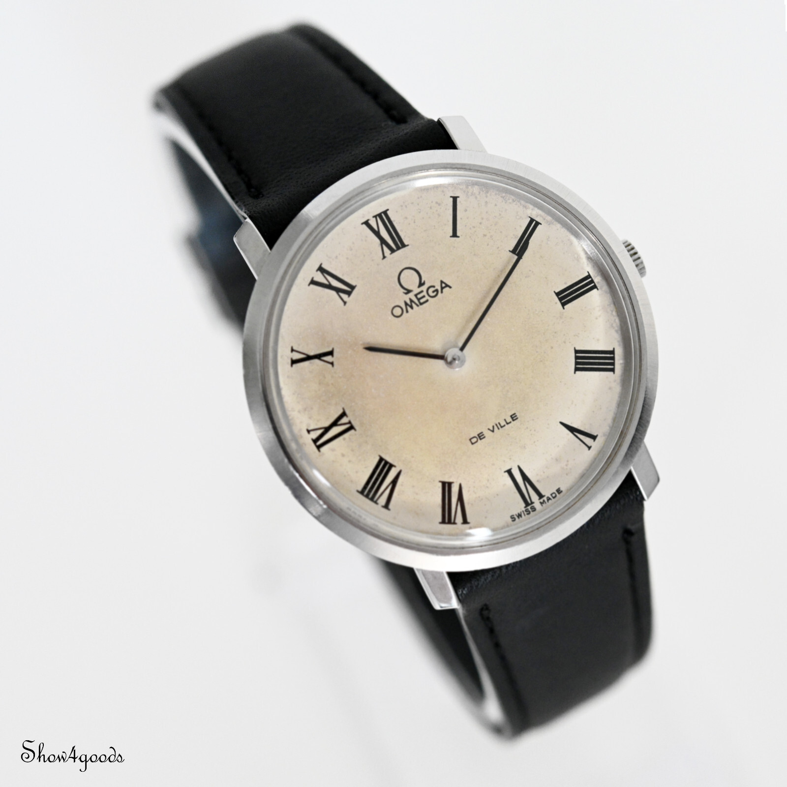 Omega De Ville 111.077 Cal 620 Manual Never Polished Roman Numerals – 1970