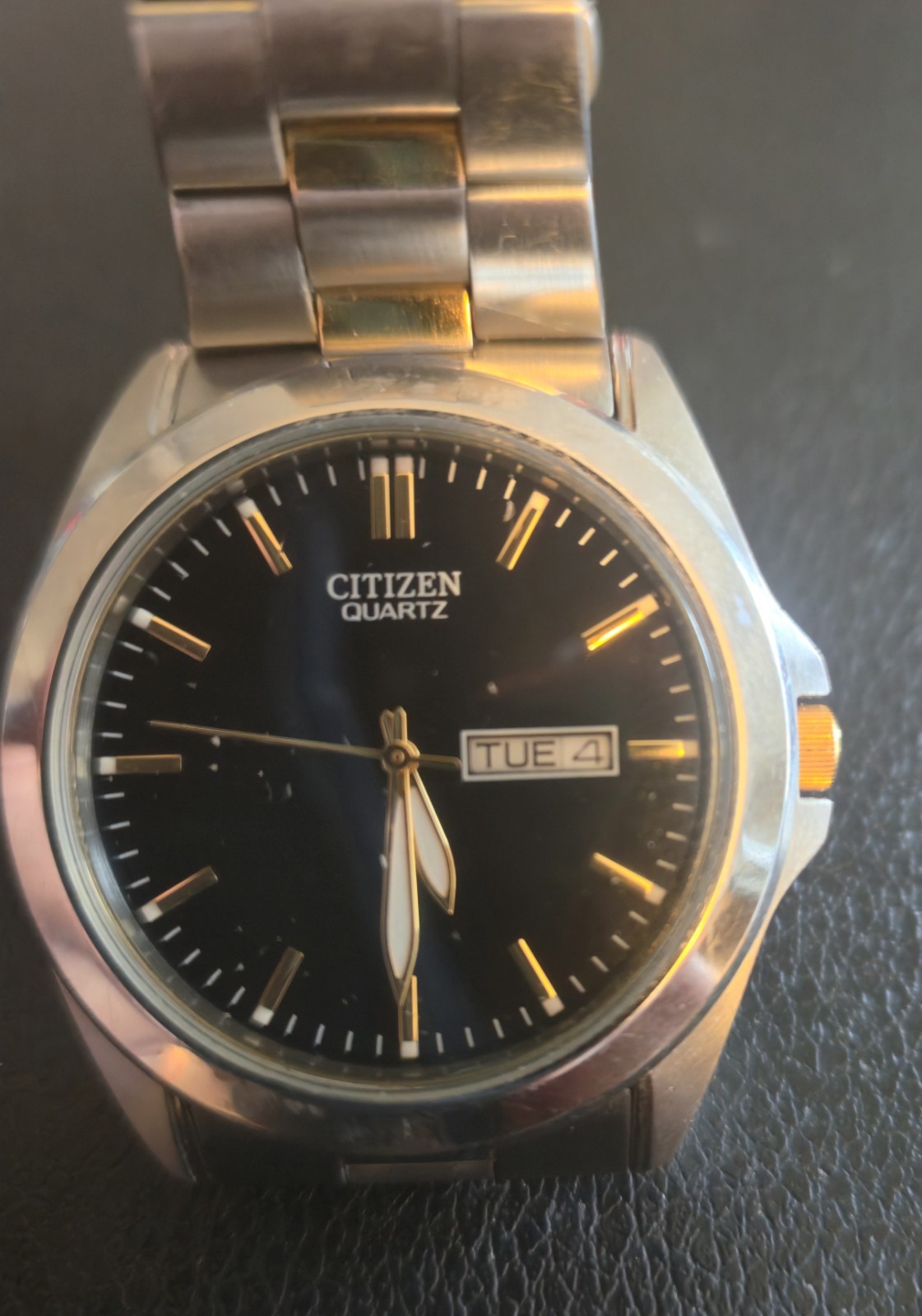 Citizen Quartz Black Dial Two-tone Men’s Watch