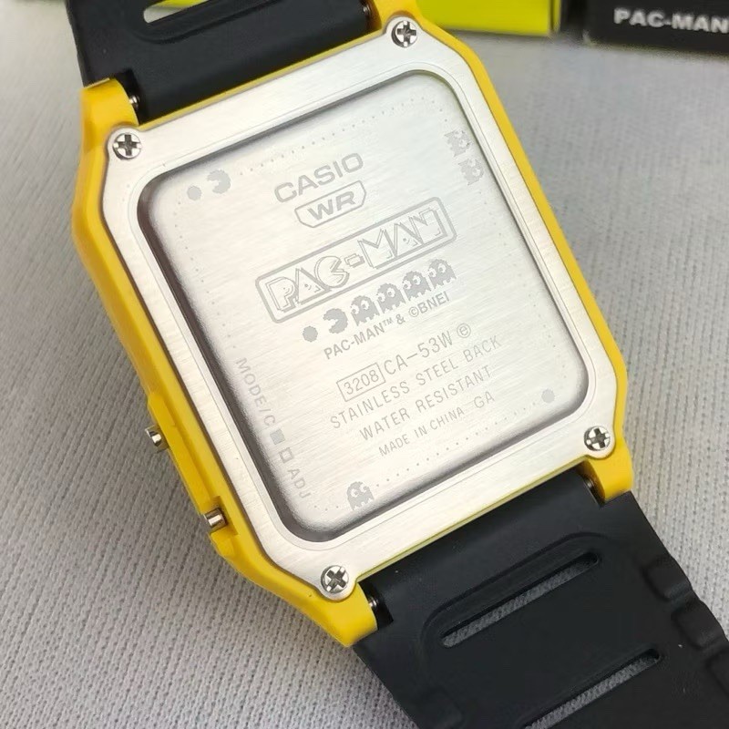 Casio 50th Anniversary X PAC-MAN 45th Anniversary Limited CA-53WPC-1B