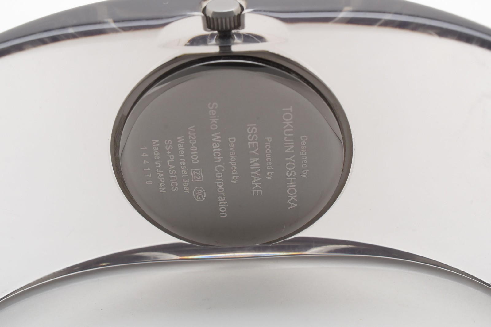 ISSEY MIYAKE VJ20-0100 Clear Bangle Quartz Women’s [Exc +5] Watch From JAPAN
