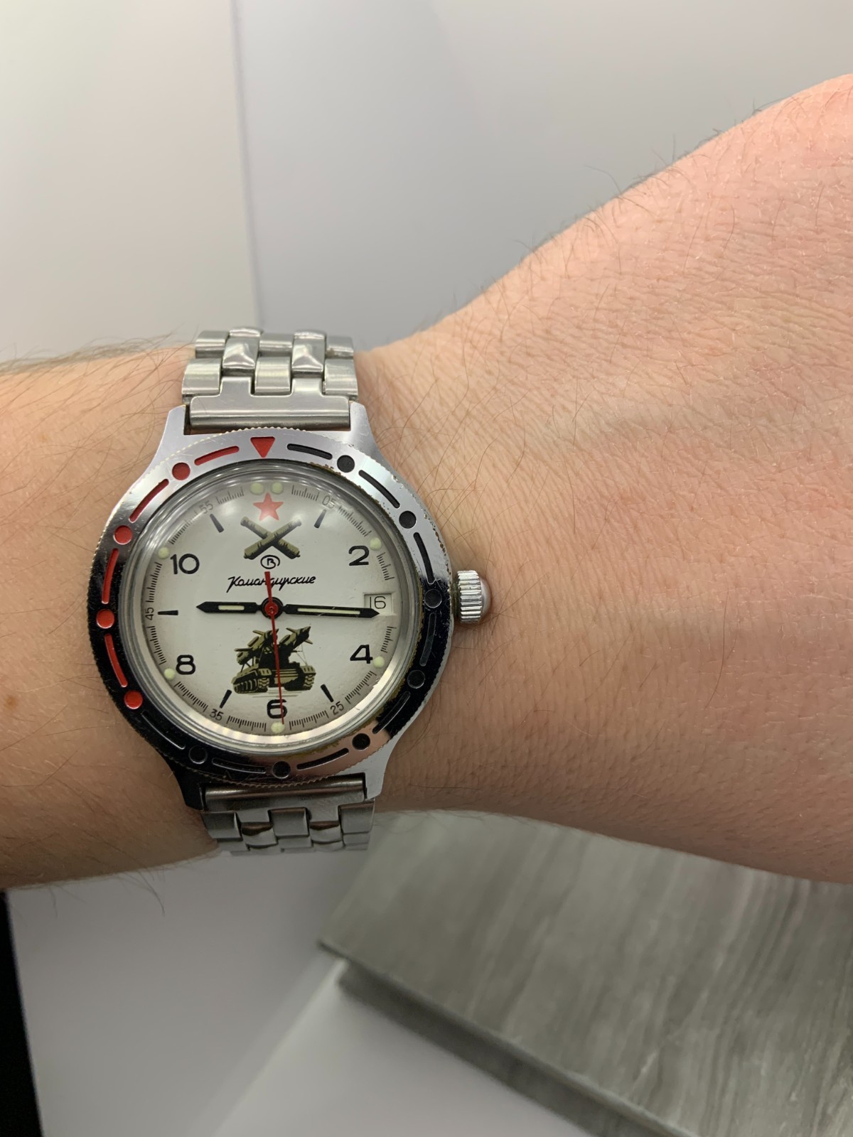 Military Soviet Men’s Watch Vostok Komandirskie Wostok Automatic USSR Russia