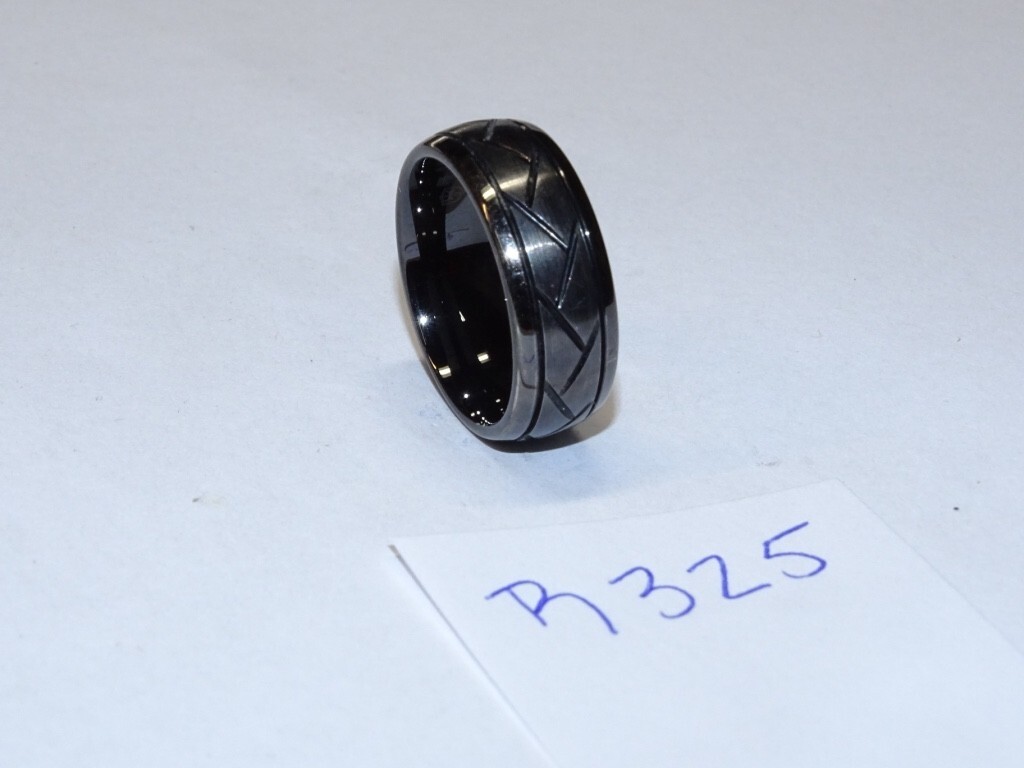 Triton Tungsten Carbide Wedding Ring 8mm Size 8-1/2 Brushed Grey #R325