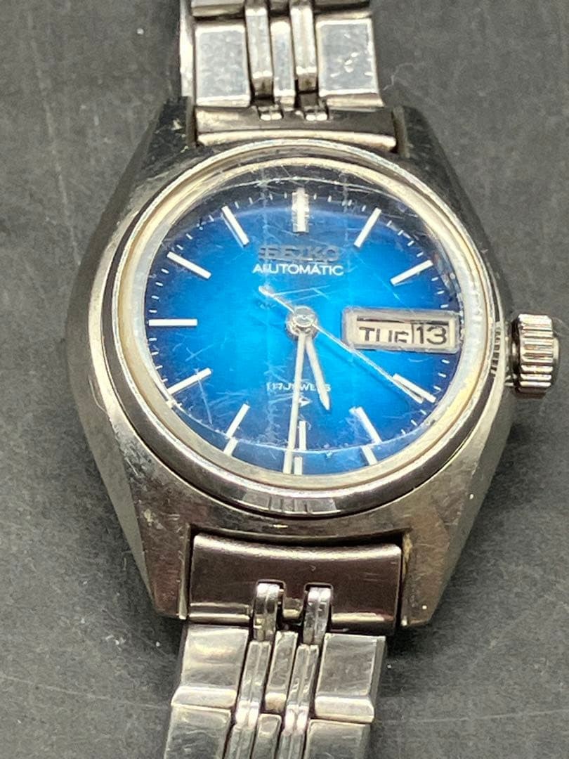 SEIKO Automatic Watch 2206-0310 with Calendar, Blue