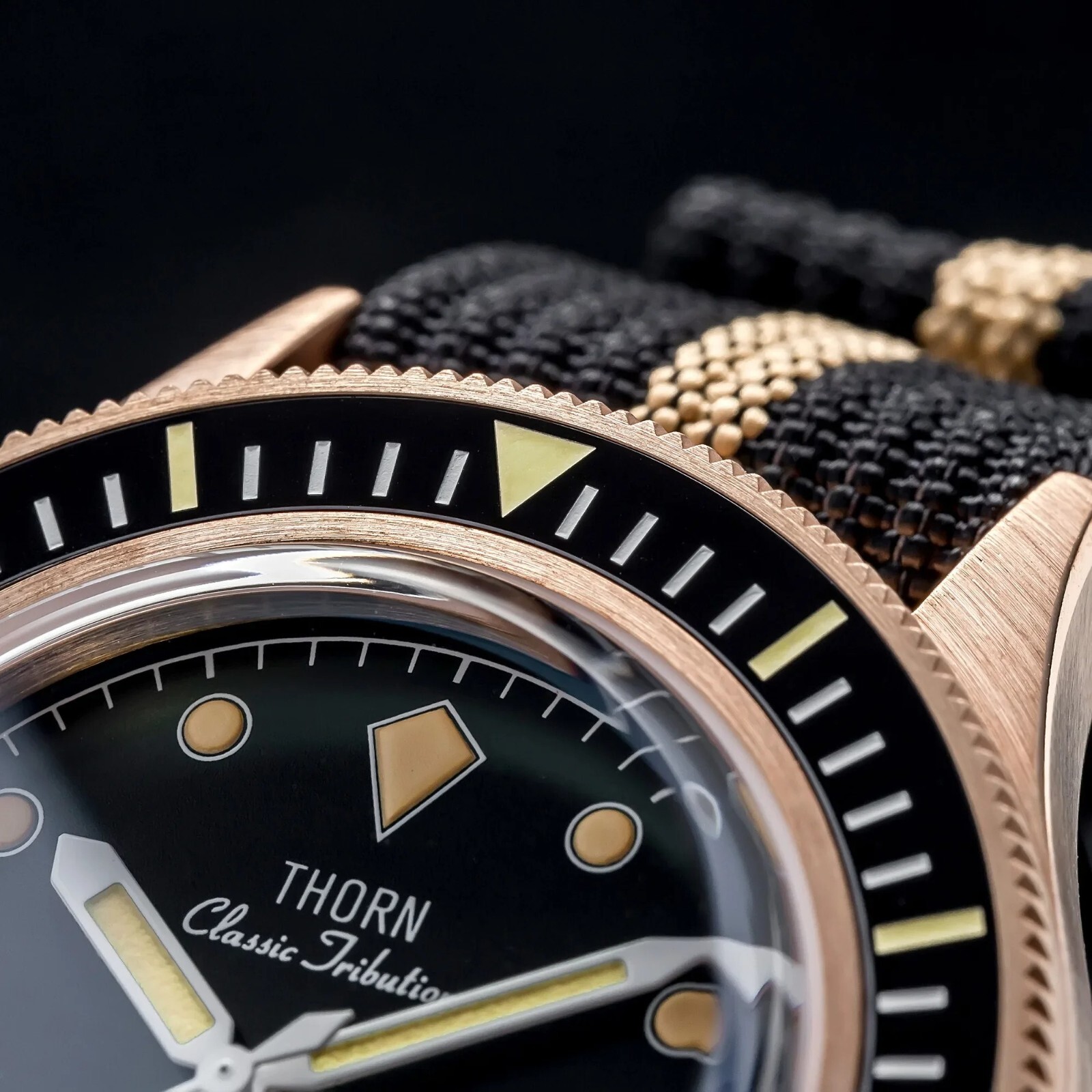 THORN Fathoms Fifty CUSN8 Bronze NH35 Diver 200M Automatic Watch No Radiations