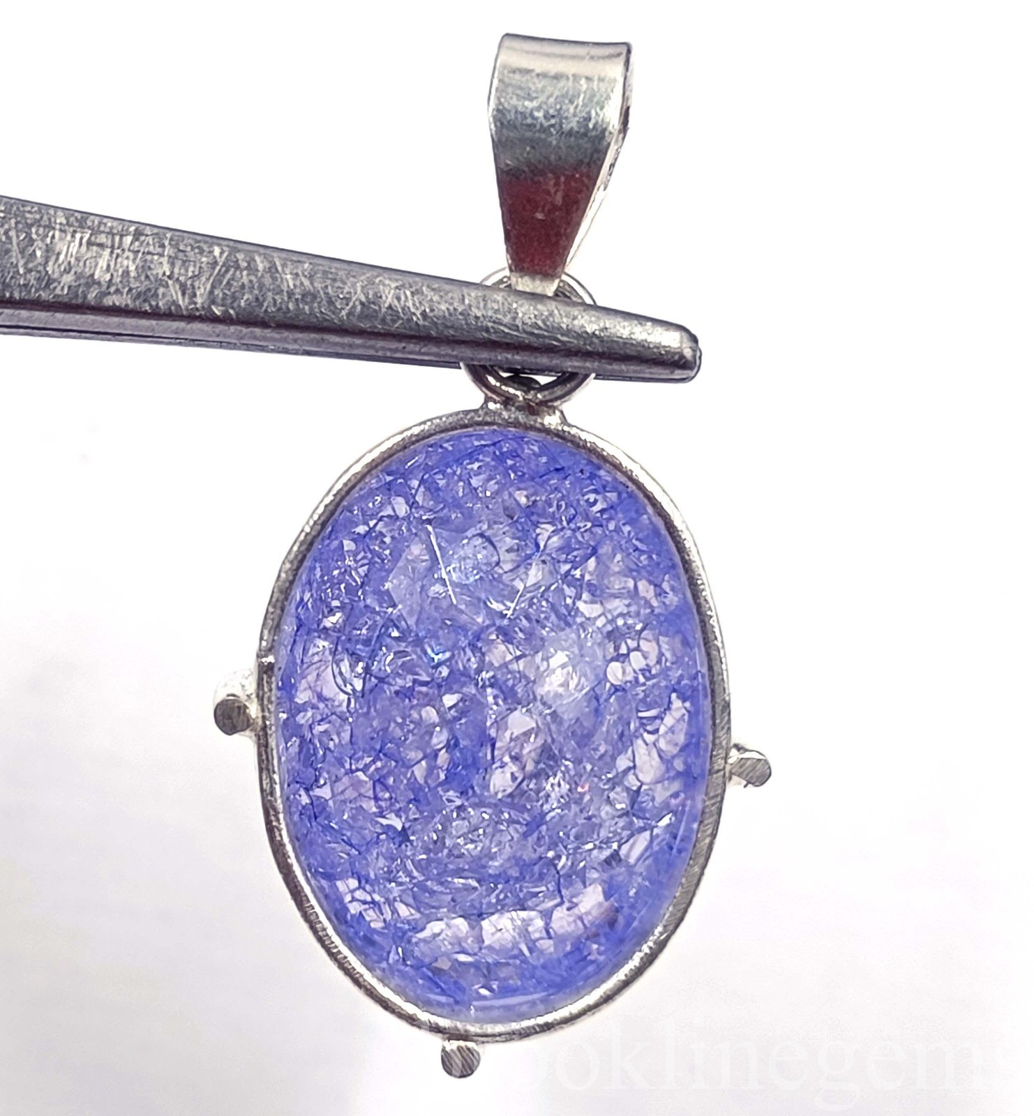 60.65 Carat Blue Tanzanite Pendant EGL Certified 925 Sterling Silver Chain “5NSC