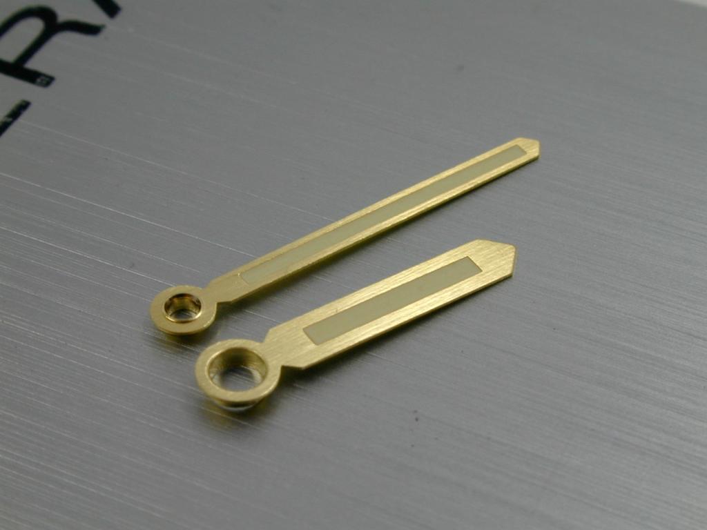 Gold Double Pencil Hand set for 6497 Cortbert 616 Role 618 Molnija 3601 Pam 6152
