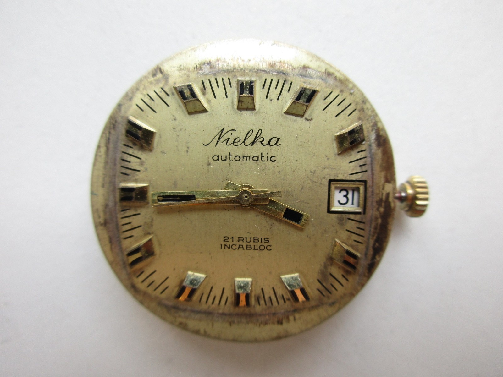 ETA cal. 2784 Swiss automatic watch movement – date at 3 – running