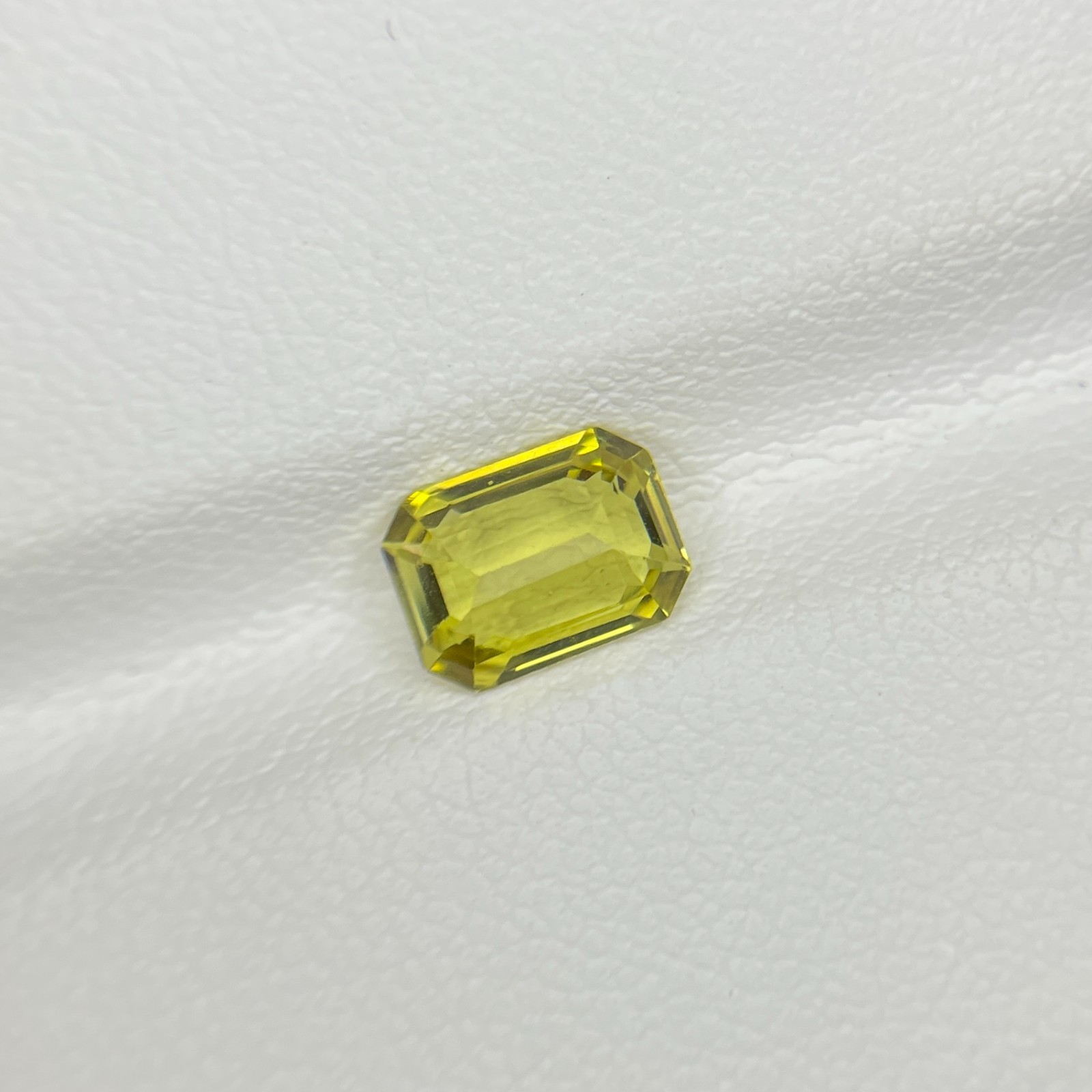 Natural 1.52Ct Yellow Chrysoberyl Emerald Cut | Sri Lanka | Loose Gemstone