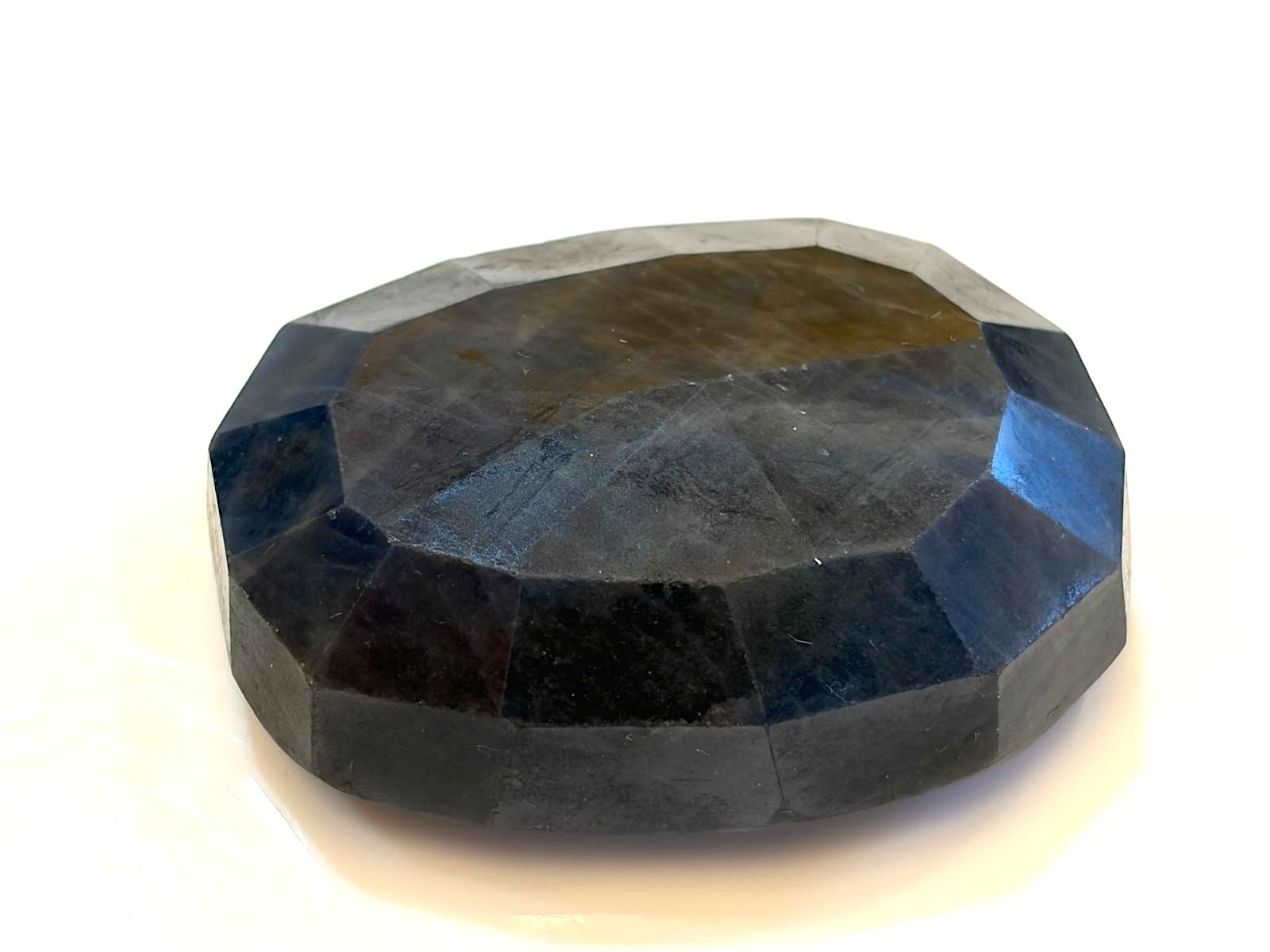 243 Carat Natural Untreated Sapphire – Massive 42mm Collector Gemstone