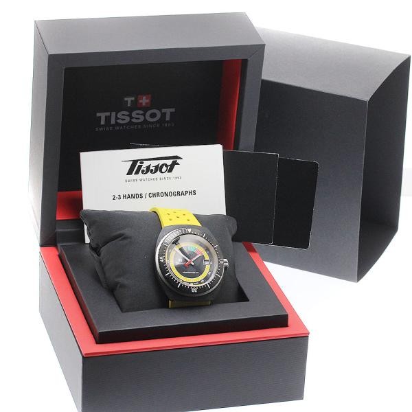 Tissot Sideral Powermatic 80 T145.407.97.057.00 41mm Carbon Fiber Watch #C10461