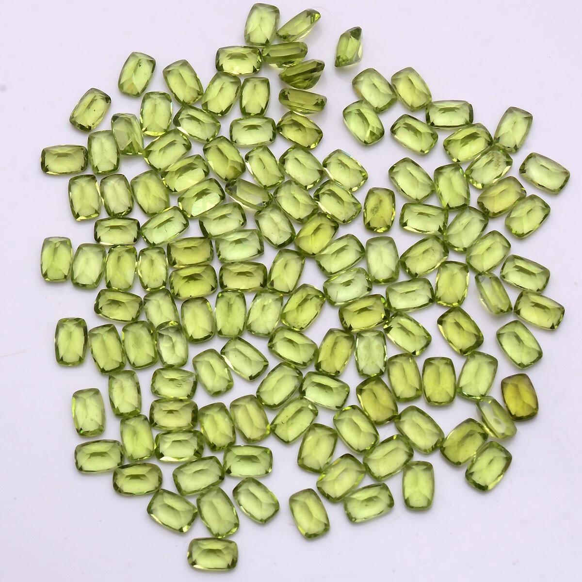 20 Pcs VVS Natural Peridot 6mm*4mm Calibrated Ravishing Color Lustrous Gemstones
