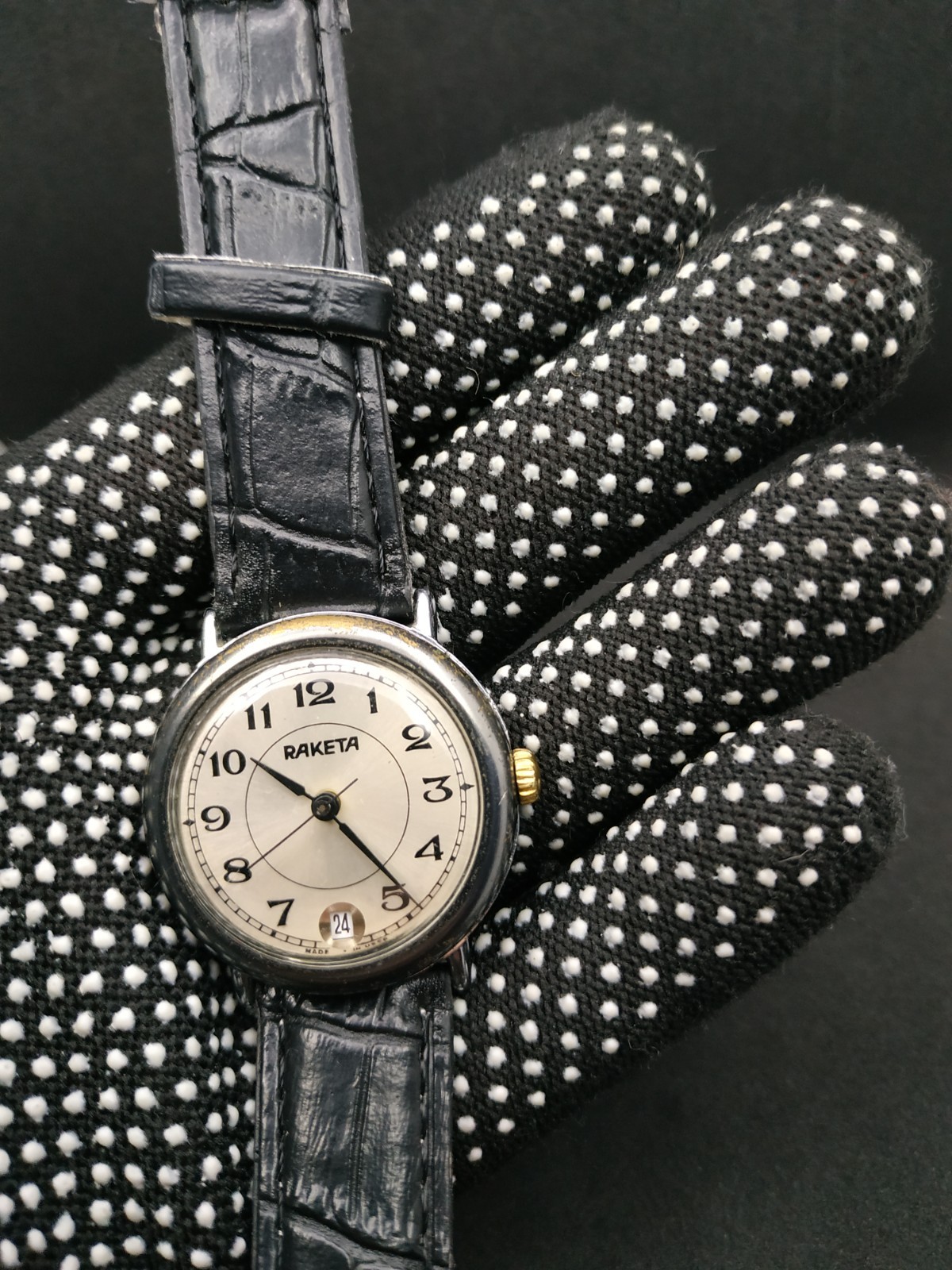 Men’s Dress Vintage USSR Watch Raketa Mechanical 2614.H Russian Retro Soviet ☭