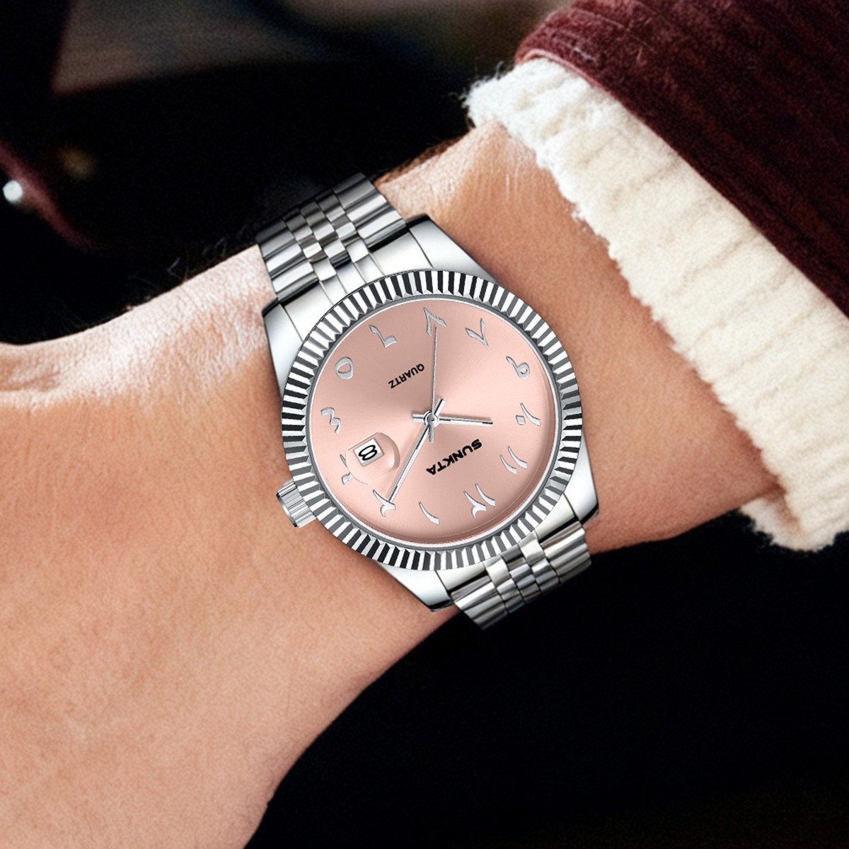 LIGE Men Watch Quartz Stainless Steel Date Luminous Waterproof Luxury Wristwatch