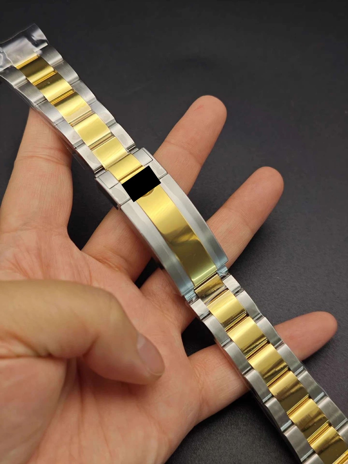 For R0 -1ex 126610 124060 21mm Stainless Steel Silver Gold Bracelet