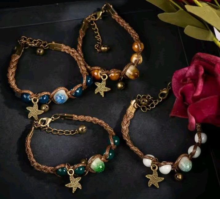 Boho Luxury Rainbow CZ Bracelet Jewelry Set Women Antique Gold & SilverPartyGift