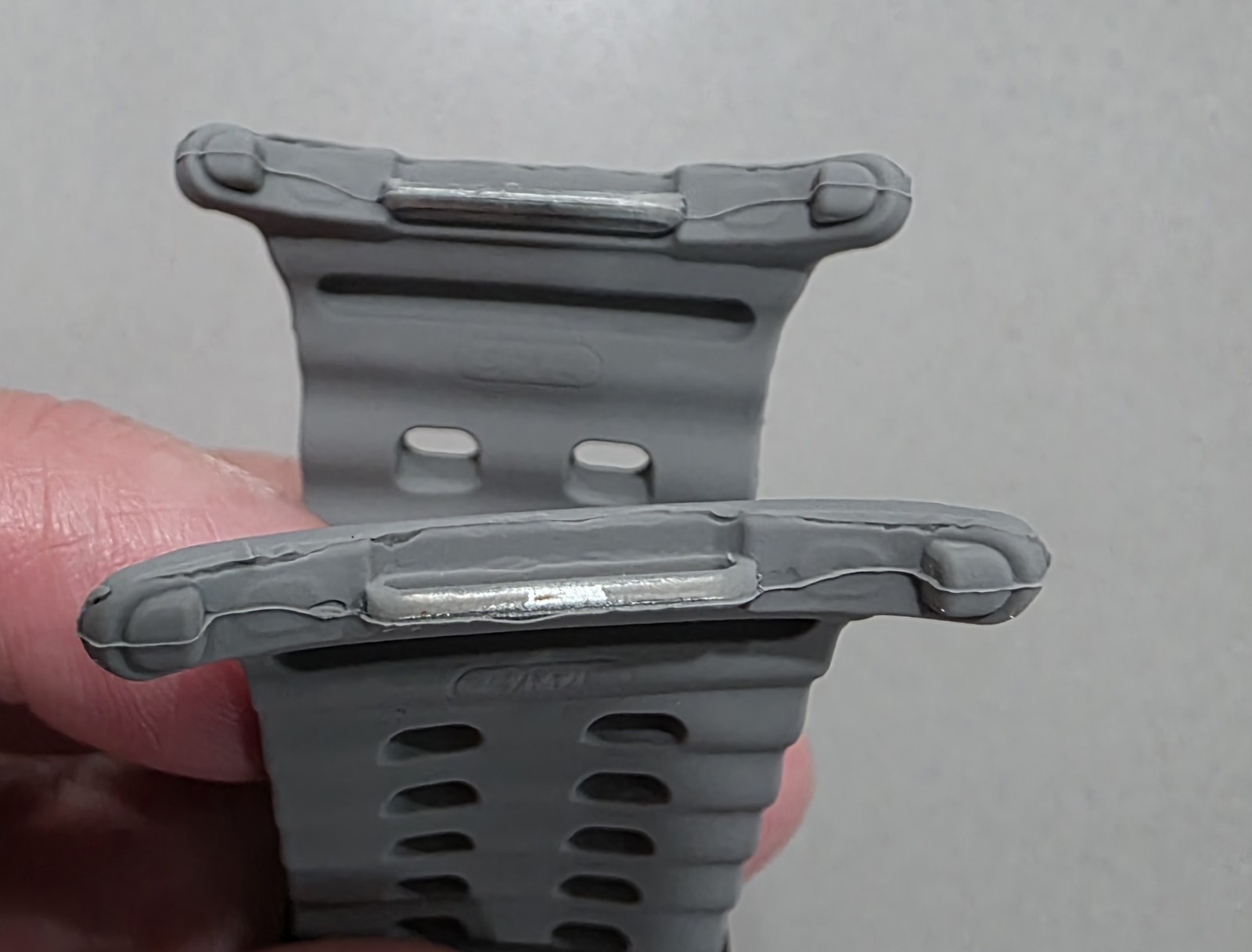 Mens watch 47mm bands clip on type 4 sets in total see description.