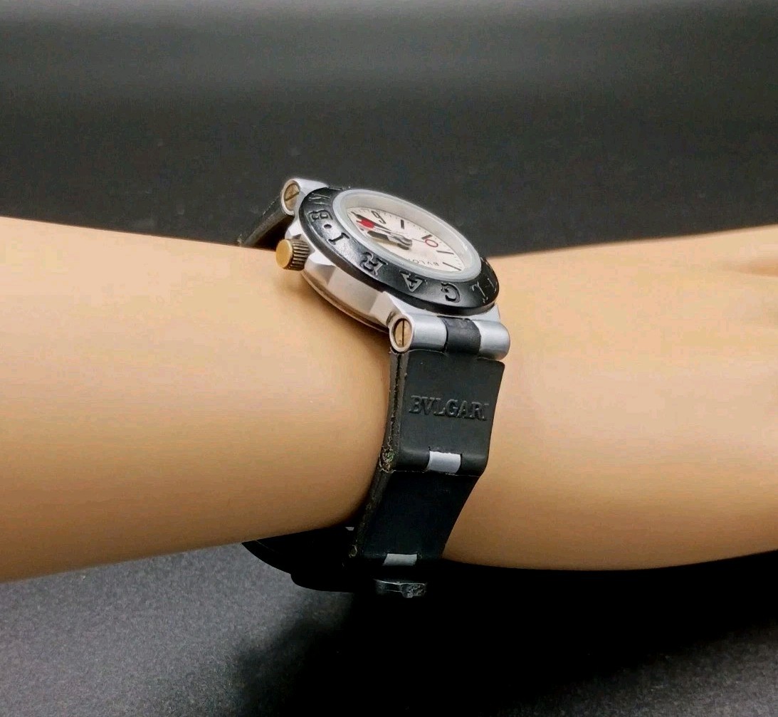 BVLGARI Aluminum AL38A Aluminum Swiss Watch