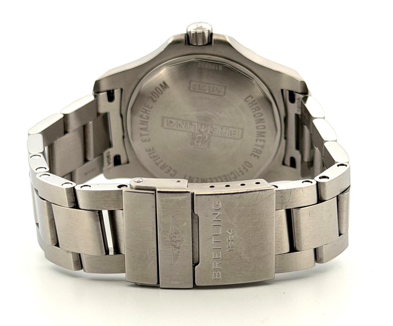 Breitling A17313 Chronometer Colt 41mm Gray Dial Automatic Stainless Steel