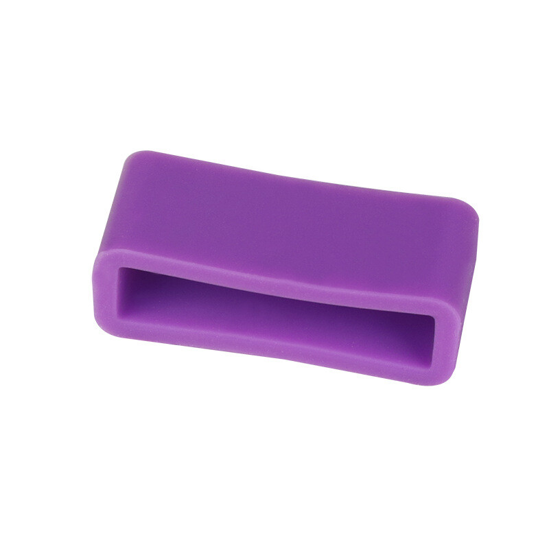 2 Pack Silicone Watch Strap Band Loop Hoop Retainer Buckle Holder Ring Keeper