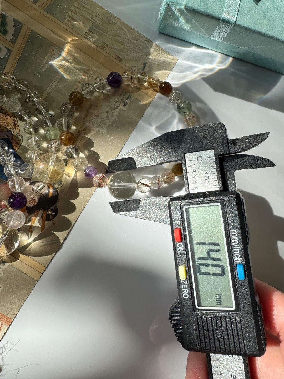 MultiGemstone Quartz Crystal Vibrant Energy and Harmony