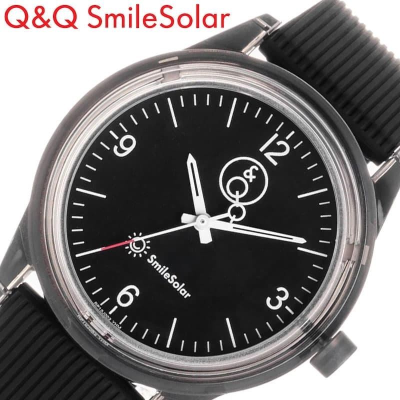 CITIZEN Q&Q SmileSolar RP10-002 Solar Analog Waterproof Urethane Watch Black JPN