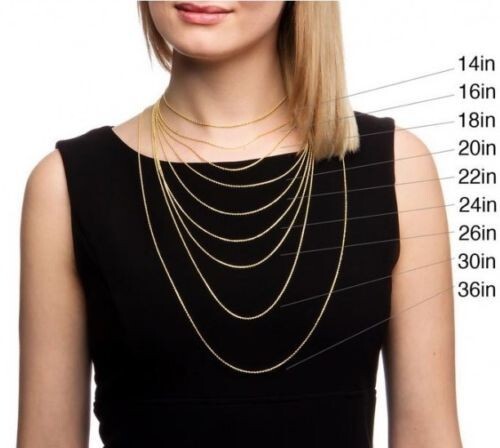10K Yellow Gold 2mm Figaro Chain Italian Link Pendant Necklace Mens Womens 18″
