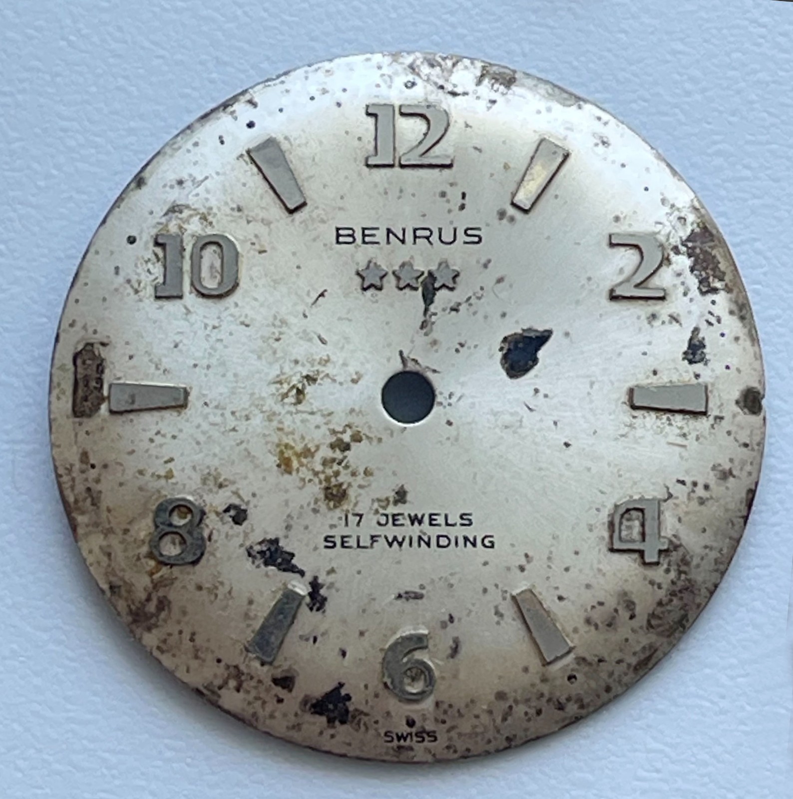 Vintage Benrus Jules Jurgensen Watch Movement ETA 2452 39 Jewels Parts Lot