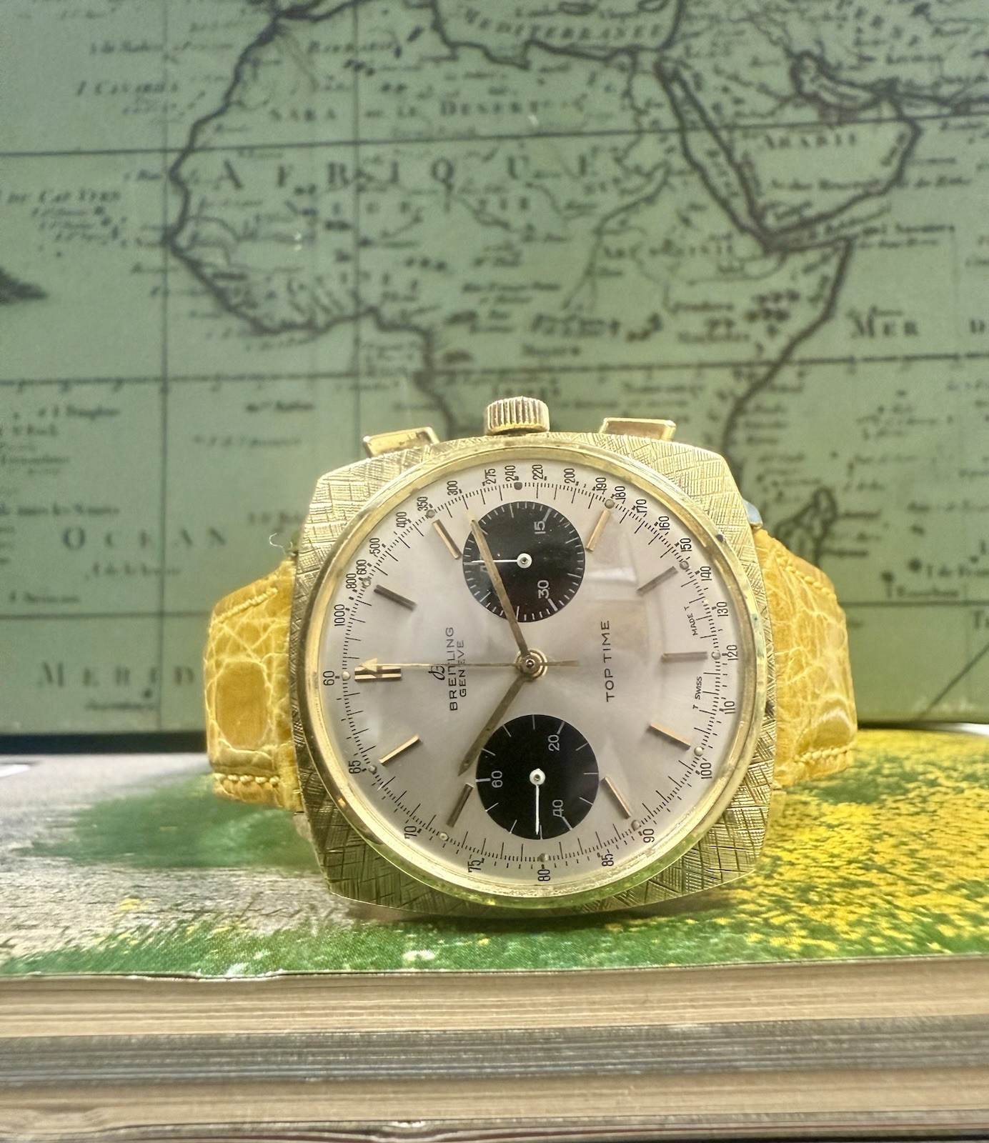 Vintage Breitling Top Time Ref. 2009 Panda Dial Valjoux 7730 Chronograph 36mm