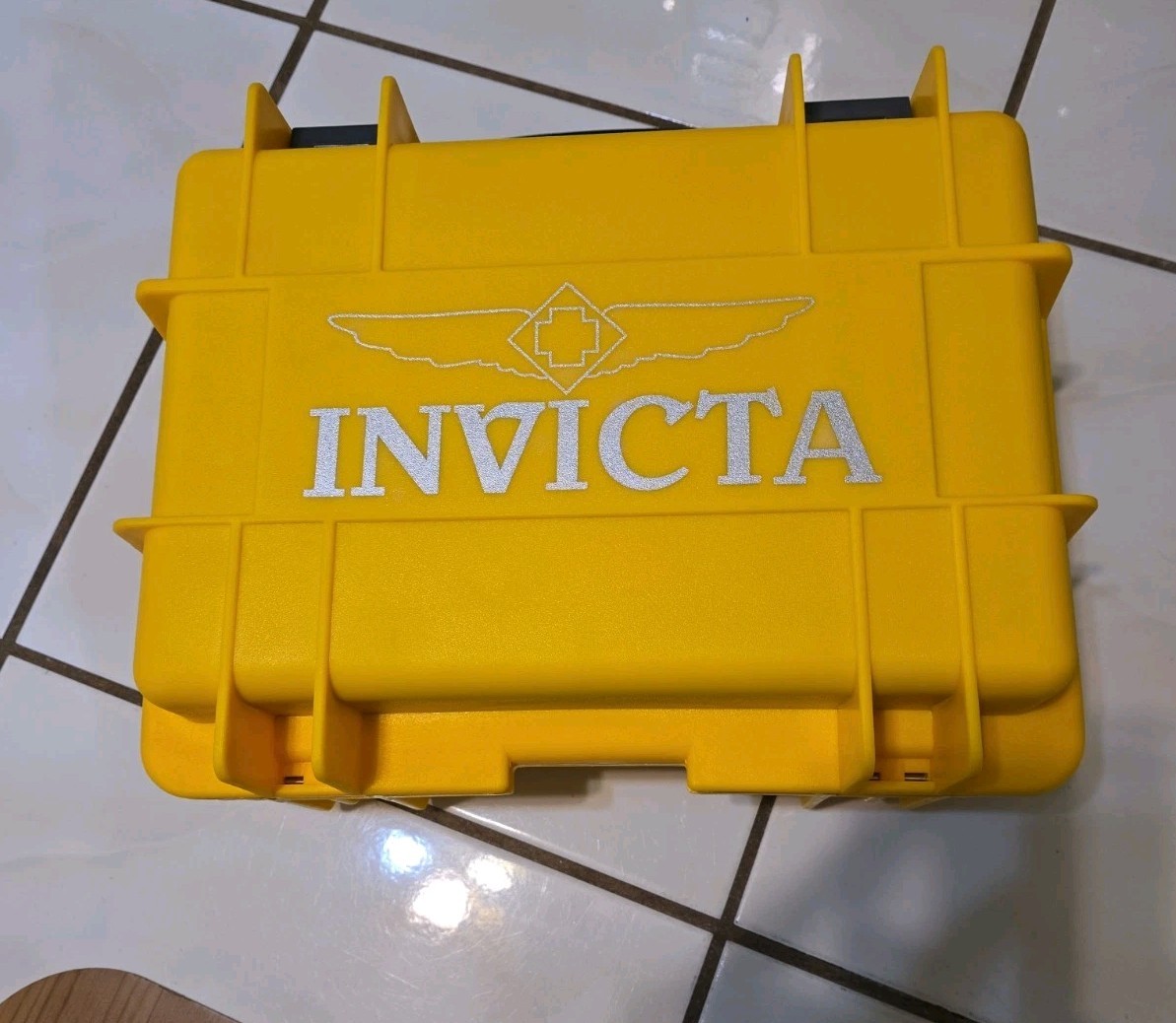 New Invicta Russian Diver Quinotaur Mechanical 1091 Triple Black Yellow 8 Slot