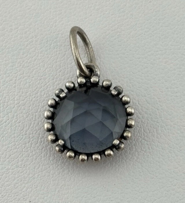 Pandora Midnight Star Pendant Sterling Silver Dark Blue Crystal 390361NBC