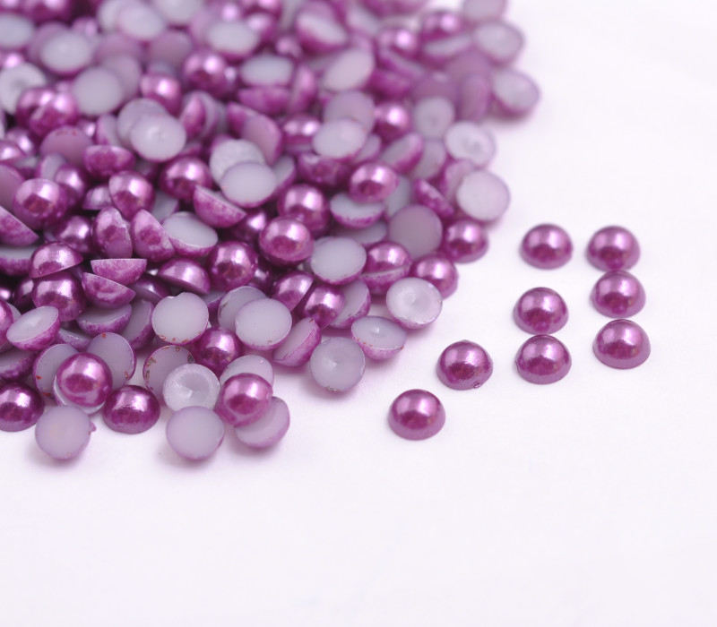 Half Pearl Round Bead Flat Back Scrapbook suitable for craft Flat Back 2-8mm DIY