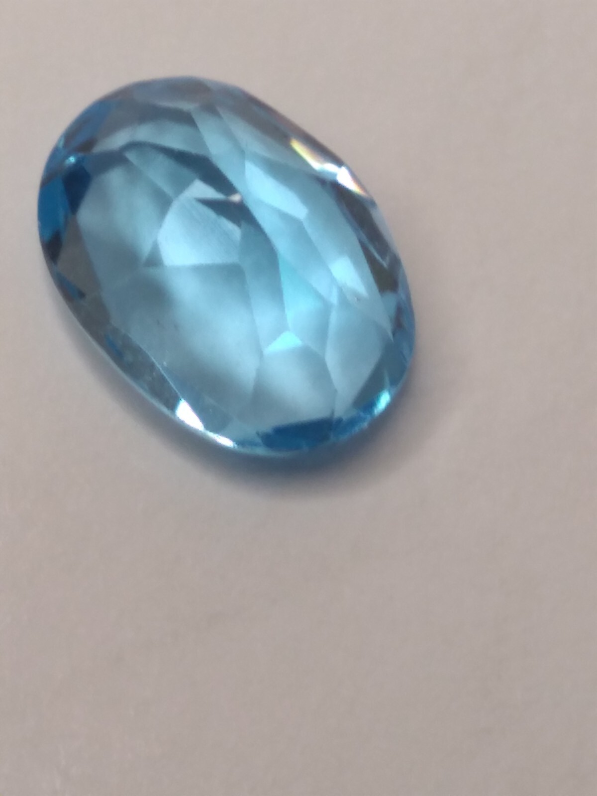 Swiss Blue Topaz! 8×6 mm Oval Faceted Cut Genuine AAA Quality 1.93Ct. Brazil