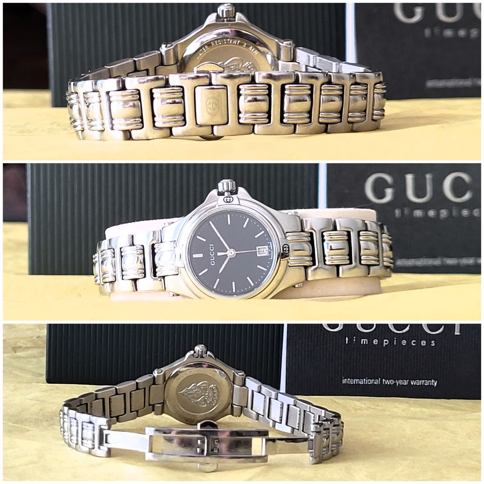 Gucci 9040L Ladys💃Authentic,Near Mint,Scratch Free Crystal,Absolutely Beautiful