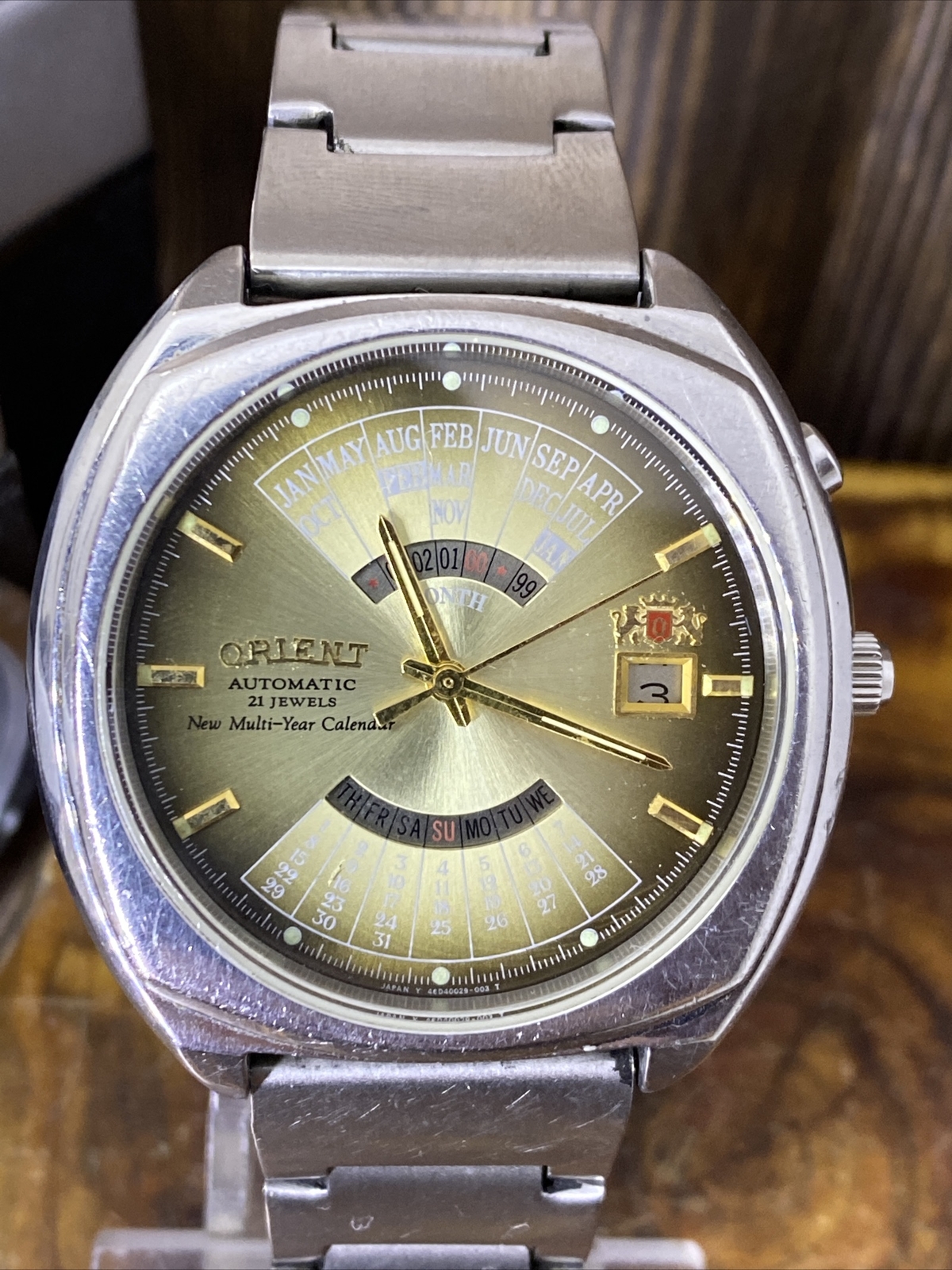 Watch Orient College Perpetual Multi Year Calendar Automatic Vintage #3619