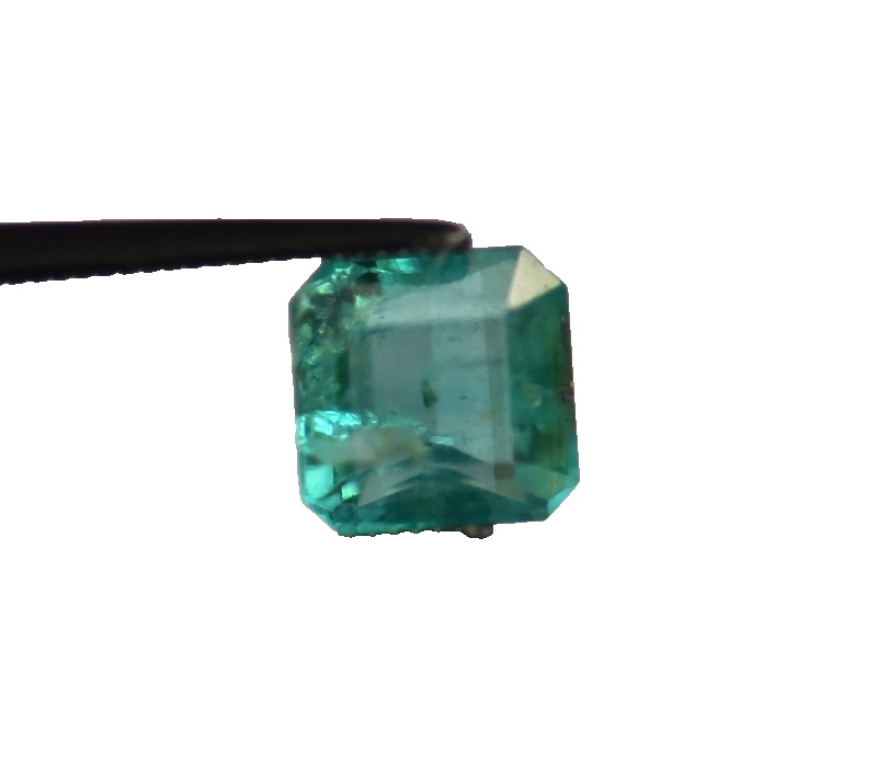 EMERALD .63 CT NATURAL COLOMBIAN EMERALD LOOSE STONE GEMSTONE 5 X 5 mm
