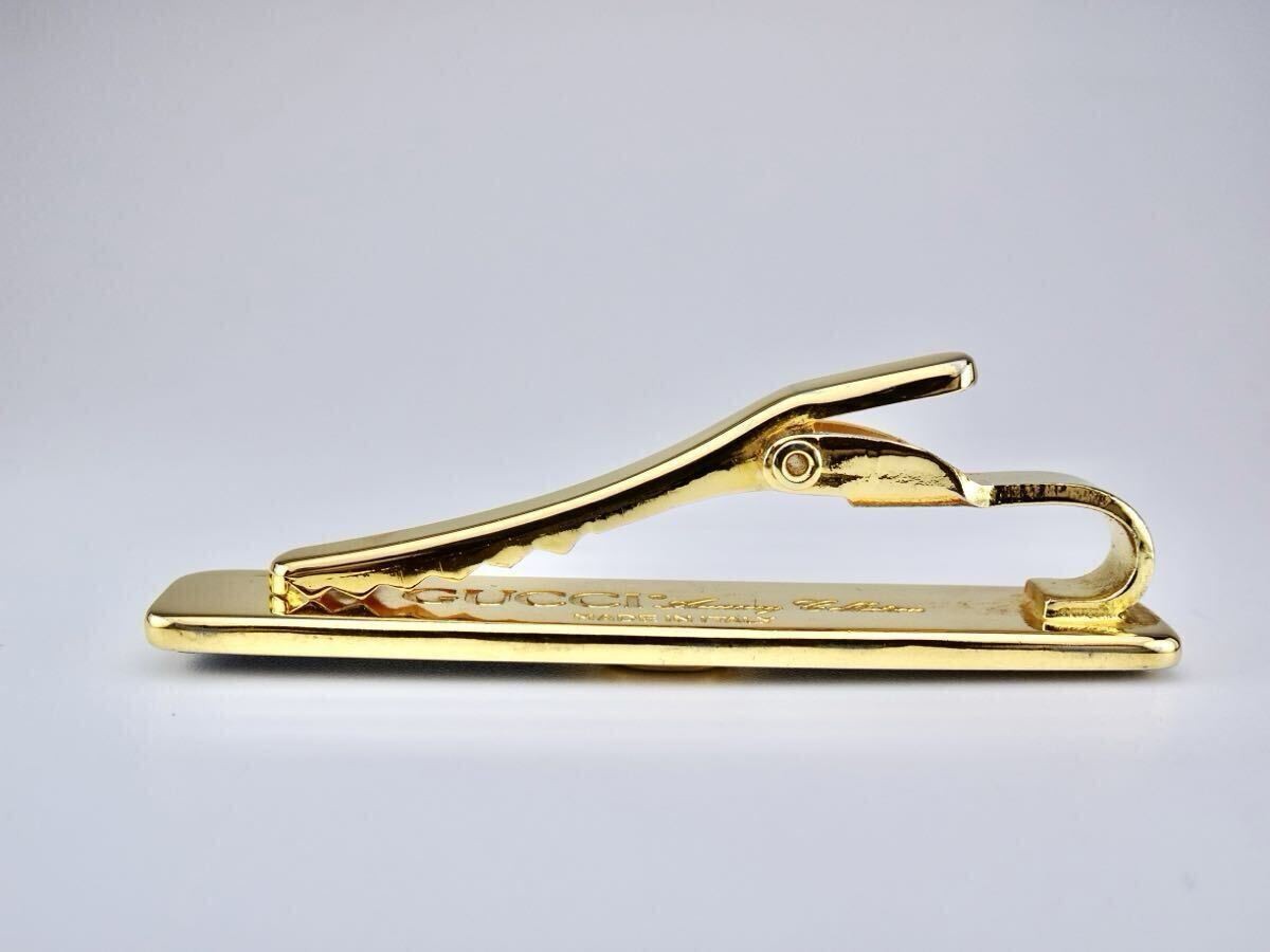 GUCCI Blue Cloisonn Enamel Gucci Tie Pin Tie Bar 7 7 336