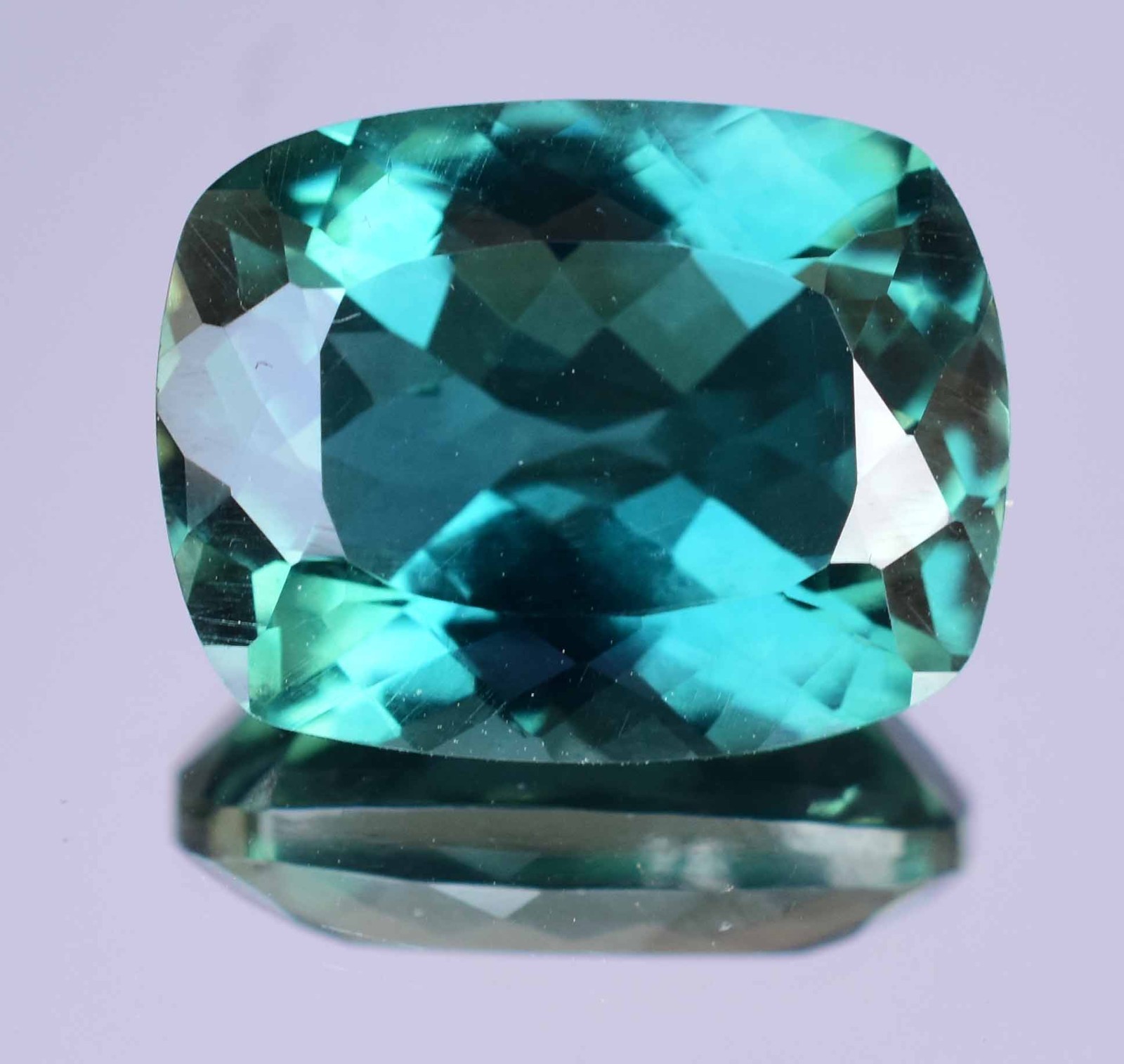 Natural Paraiba Tourmaline 20.25 Ct Greenish Neon Blue Copper Certified Gemstone